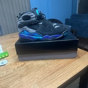 Jordan Air Jordan 8 Retro Black/Gray/Blue Label